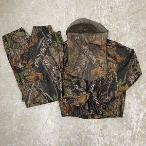 Shannon Outdoors Bug Suit Mens‎ Medium Mossy Oak Camp Hunting Pants Jacket USA